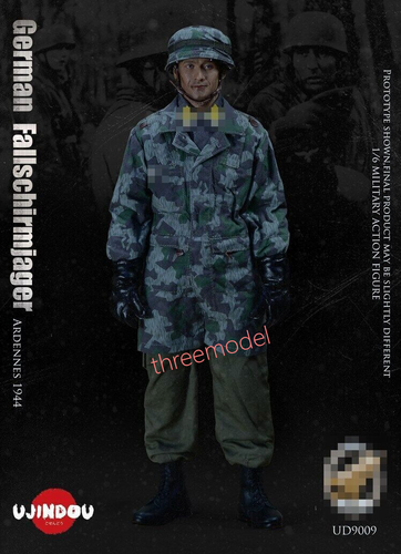 UJINDOU UD9009 1/6 German Fallschirmjager Paratrooper Ardennes 1944 Figure STOCK - Picture 6 of 10