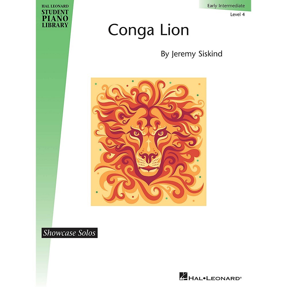 Серия Библиотека фортепиано Conga Lion Джереми Сискинда (Level Early Inter)