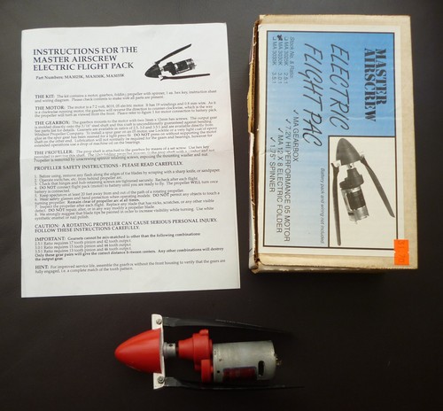 Retro/Coleccionistas Master Airscrew Electric Flight Pac para planeadores o aviones - Imagen 2 de 14