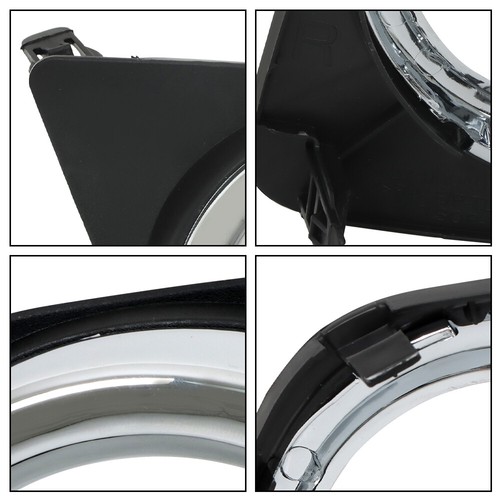 Bumper Chrome Fog Lights Fit for 2009-2012 TOYOTA RAV4 W/bulb+harness+switch - Picture 11 of 14