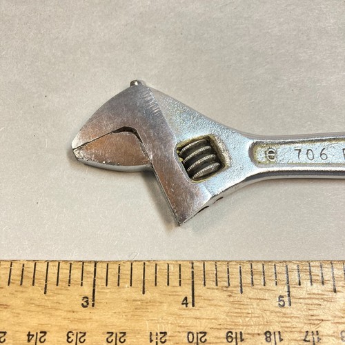 Llave Proto Ajustable Profesional Vintage 6" EE. UU. - Imagen 3 de 5