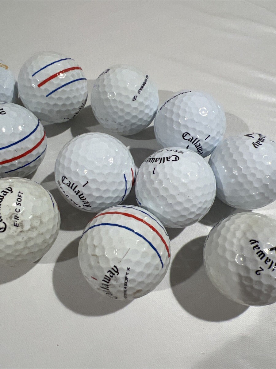 14 Callaway ERC / Chrome Soft Triple Track AAAAA Golf Balls
