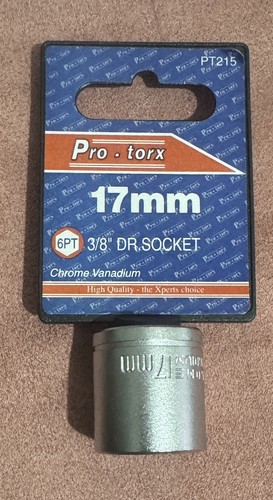 1/2" Antrieb 6PT Steckschlüssel 17 mm Chrom Vanadium (Cr-V) - Bild 1 von 2