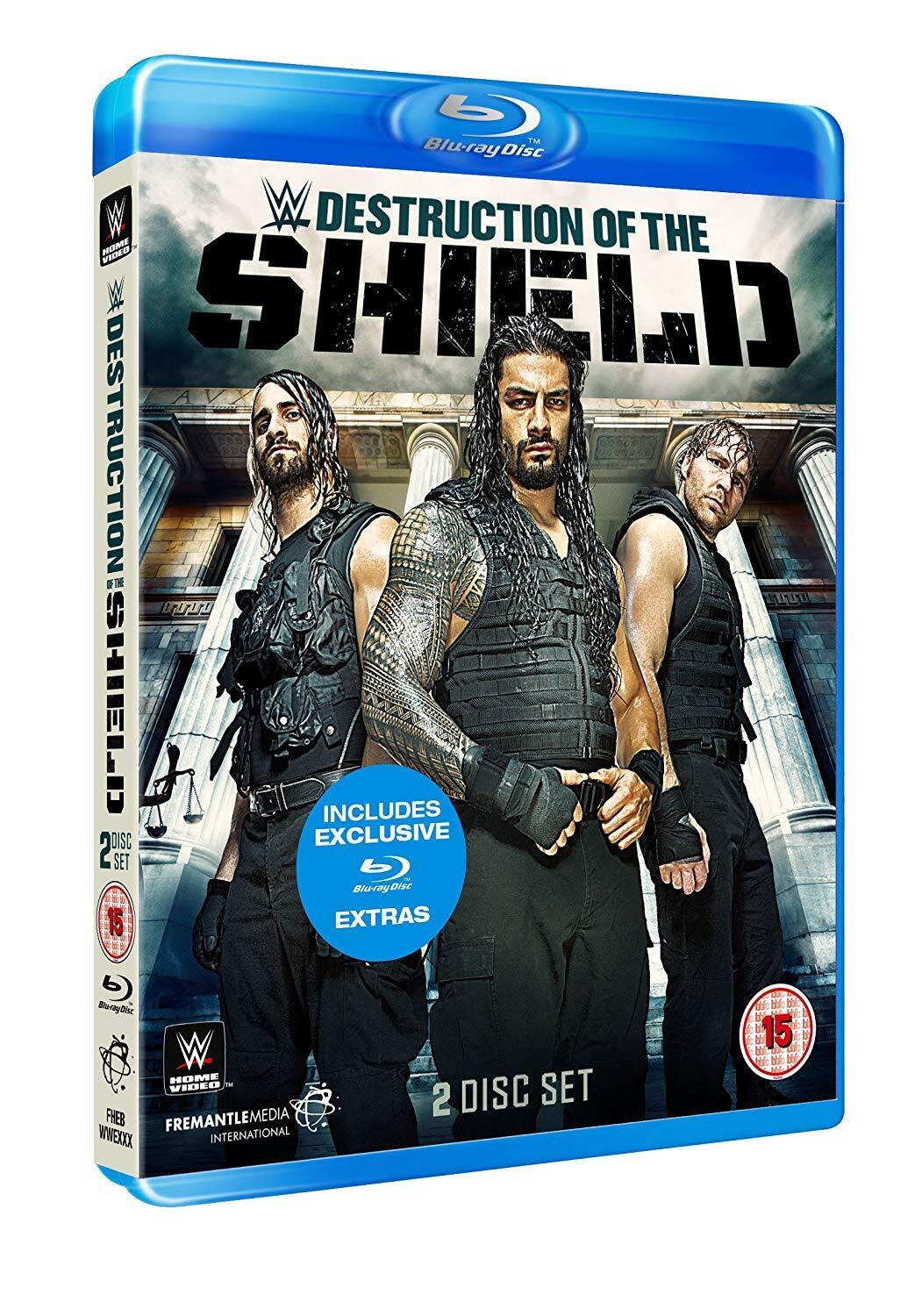 WWE: Destruction Of The Shield (Blu-ray) Dean Ambrose Seth Rollins Roman Reigns