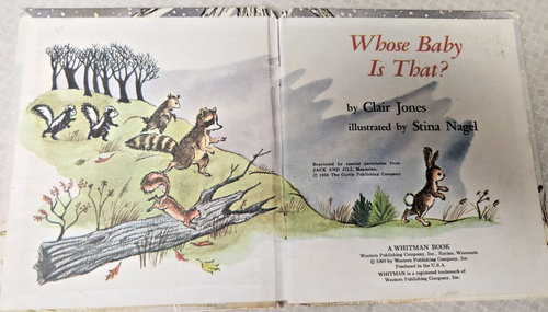 Vintage Tell-A-Tale "WESSEN BABY IST DAS?" Von Clair Jones 1969 Whitman - Bild 3 von 7