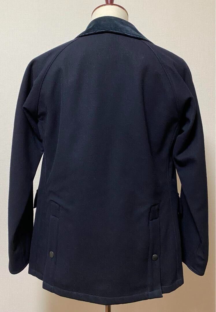 Barbour BEDALE SL Jacket dark navy blue wool size 36 Barbour BEDALE SL Jacket dark navy blue wool size 36