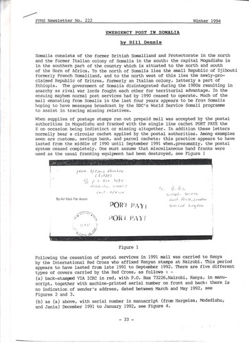 SOMALIA CIVIL WAR Covers{2} Forwarded KENYA *ICRC* RED CROSS 1992 Cachets MAL698 - Picture 6 of 12