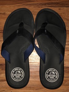 vans leather sandals