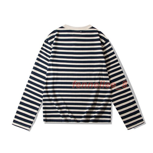 Sailor Striped Shirt Men's Long Sleeve T-shirt Round Neck Tee Casual Top - Bild 12 von 29