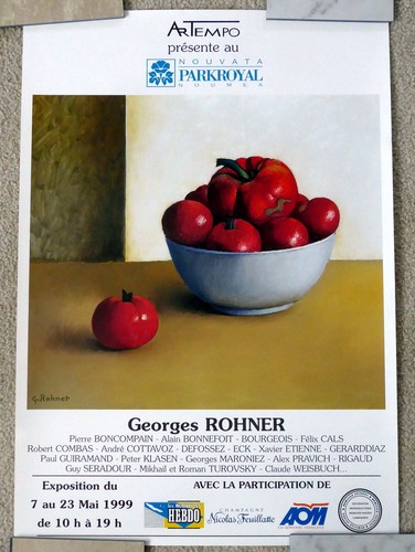 Neukaledonien ~ Noumea ~ Kunstausstellung Poster ~ Georges Rohner ~ 1999 - Bild 1 von 4