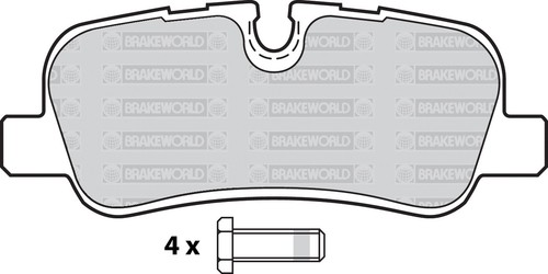 OEM SPEC FRONT REAR PADS FOR LROVER RANGE ROVER SPORT 3.0 TD 2009-13 - Picture 3 of 7