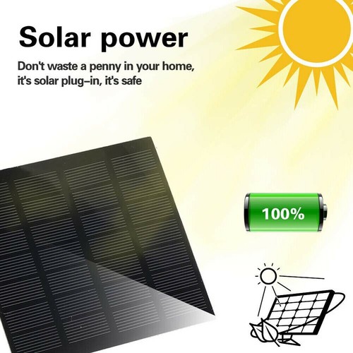 Solar Powered Water Pump Fountain Pool Pond Water Sprinkler Sprayer New 2021 - Picture 5 of 10