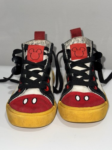 Mickey Mouse Sneaker by Ground Up Sz 10 Shoes Disney Unisex Oh Boy! High Tops - Picture 4 of 7