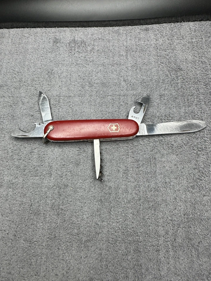 1957-1960 Vintage VICTORINOX VICTORIA OFFICIER SUISSE Swiss Army Knife - Image 4 of 4