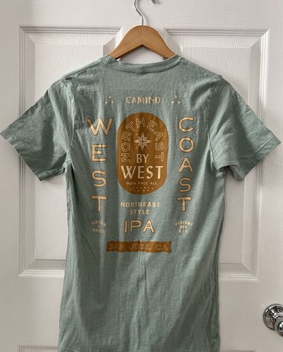 Camino Brewing Company San Jose CA Northeast Style IPA Sage T-shirt Size Small - Picture 4 of 10