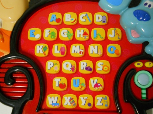 Blues Clues Notizbuch Spielzeug Lernen Spielen elektronischer Viacom Joe Stuhl Alphabet - Bild 3 von 5