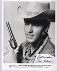 Ricky Nelson  signed  cutout with 8x10 photoWestern Rio Bravo