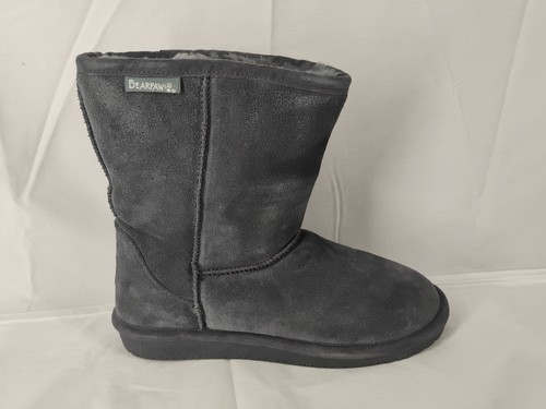 Bear Paw BearPaw Emma Botas Cortas para Mujer Talla 8 Gris Media Pantorrilla Gamuza Piel de Oveja - Imagen 12 de 15