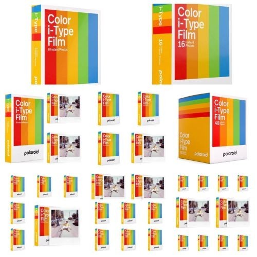Polaroid Color i-type Sofortbildfilm verschiedene Stückzahlen Produktion 07/2025 - Bild 1 von 17