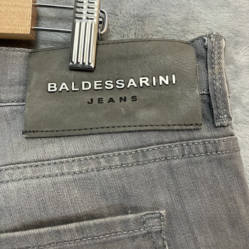 Pantalones de mezclilla grises BALDESSARINI JACK 16511 tiro medio Heritage pierna estrecha talla W38 L34 - Imagen 9 de 10