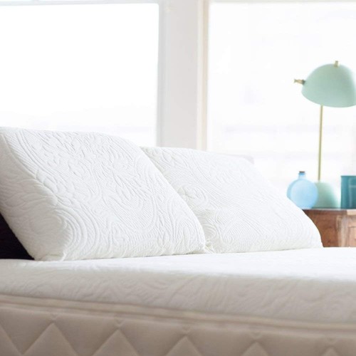 Almohada de látex orgánica Happsy - Cama estándar con estándar, blanca  - Imagen 6 de 8