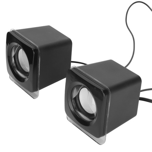 1 Pair Mini USB2.0 Speaker Computer Laptop Desktop Wired Stereo Music Speaker FY - Afbeelding 8 van 24