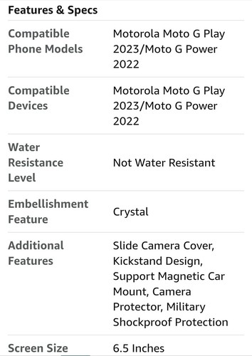 Moto G Play 2023 Moto G Power 2022 Stoßfeste Hüllen & Displayschutzfolien 3er Pack - Bild 18 von 20