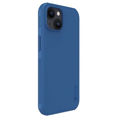 Wzmocnione etui do iPhone 15 Plus Nillkin Super Frosted Shield Pro - niebieskie - Zdjęcie 5 z 12