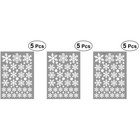  3 Count Schneeflocken Aufkleber Fenster Schneeflocken-fensteraufkleber