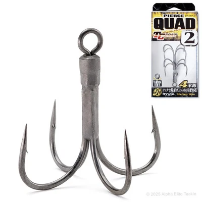 Ryugi Japan Pierce TC Quad Swivel Eye Hook