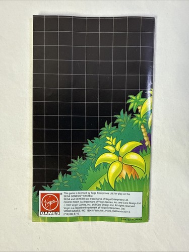 Chuck Rock (Sega Genesis, 1991) Completo En Caja - Probado - Auténtico - Imagen 5 de 7