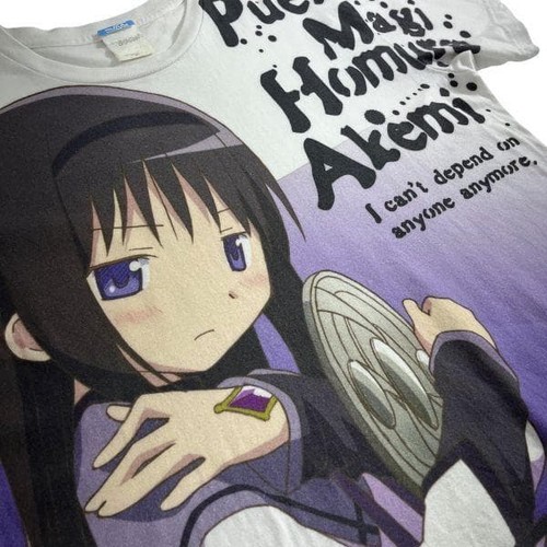 [Selten] COSPA Puella Magi Madoka Magica L Akemi Homura Grafik T-Shirt weiß - Bild 8 von 9
