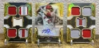 Mike Trout 2/5 Auto 10 GAME USED Relics 2020 Topps Tirple Threads DECA BOOK CARD