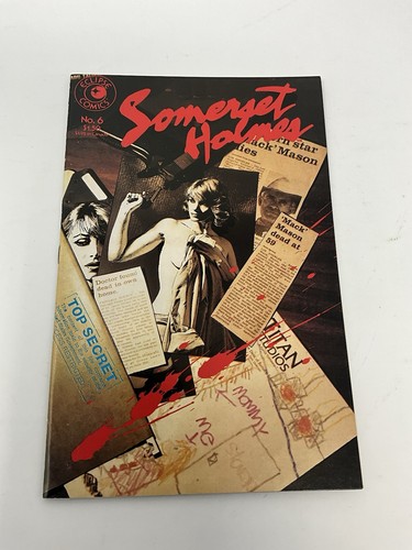SOMERSET HOLMES 1 2 3 4 5 6 Complete Set Pacific Eclipse 1983 Comics Bruce Jones - Picture 8 of 13