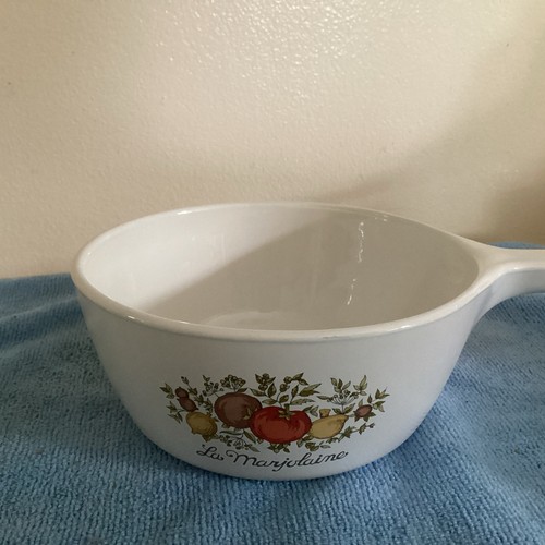 Vtg Corning Ware Spice of Life La Marjolaine 1.5 Pints Sauce Pan P-82-B No Lid - Picture 2 of 10