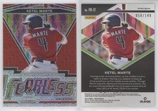 2021 Panini Prizm Fearless Red Mojo Prizm /149 Ketel Marte #FR-17
