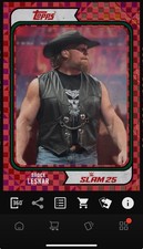 Topps WWE Slam Refractor Series Brock Lesnar Iconic