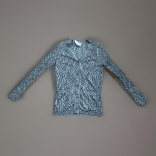Athleta Revolve Strickjacke neu ohne Etikett Large grau tailliert geraubt Langarm UVP 134 $