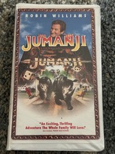 Jumanji Robin Williams VHS, 1996, Clam Shell Case