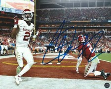 CeeDee Lamb Autographed Oklahoma Sooners Vs Alabama 8x10 Photo With COA/Hologram