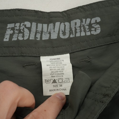Fishworks Coronado 21 Charcoal Mens 38 Walk Shorts - Picture 2 of 7