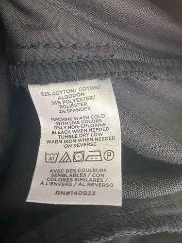 Loft Curvy Size 10P Riviera Slim Black Velvet Pants Ankle Straight Leg Festival - Picture 9 of 13