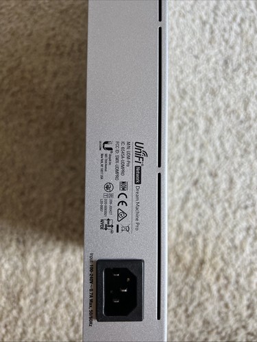 Ubiquiti UniFi Dream Machine Pro (UDM‑Pro) | Pre‑Owned • 1U Rack • 10 Gb SFP+ •