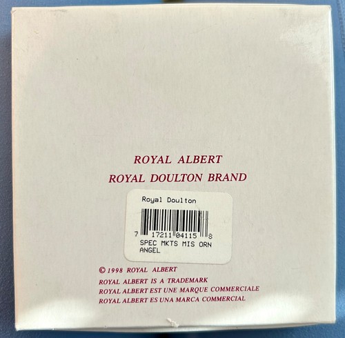 Vintage 1998 Royal Albert Royal Doulton Engel Ornament Old Country Roses Fine China - Bild 6 von 6