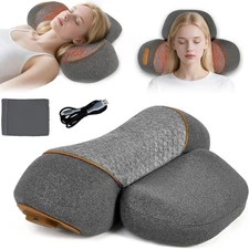 3-In-1 Neck Massager Pillow, Pillow Massage Neck Hump for Shoulder Pain, Deep Ti