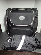 Harley-Davidson® Bar & Shield Zippered Touring Luggage Bag Black Nylon 