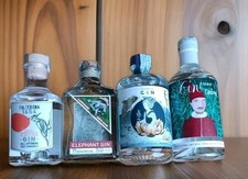 Lotto Di 4 Bott. - GIN ELEPHANT- Gin Falterona - Gin Japanese Etsu - Gin Primo 