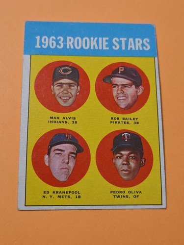1963 Topps Baseball #228 1963 Rookie Stars Oliva EX - Picture 2 of 9