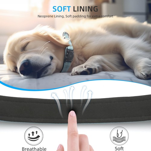 Upgraded AirTag Dog Collar, IP68 Waterproof Air Tag Dog Collar Holder, Reflec... - Picture 4 of 6