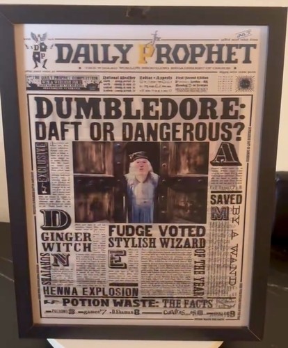 Harry Potter-Daily Prophet-3D Lenticular Flip Effect- 3 Images Changes,3 In One - Picture 6 of 9